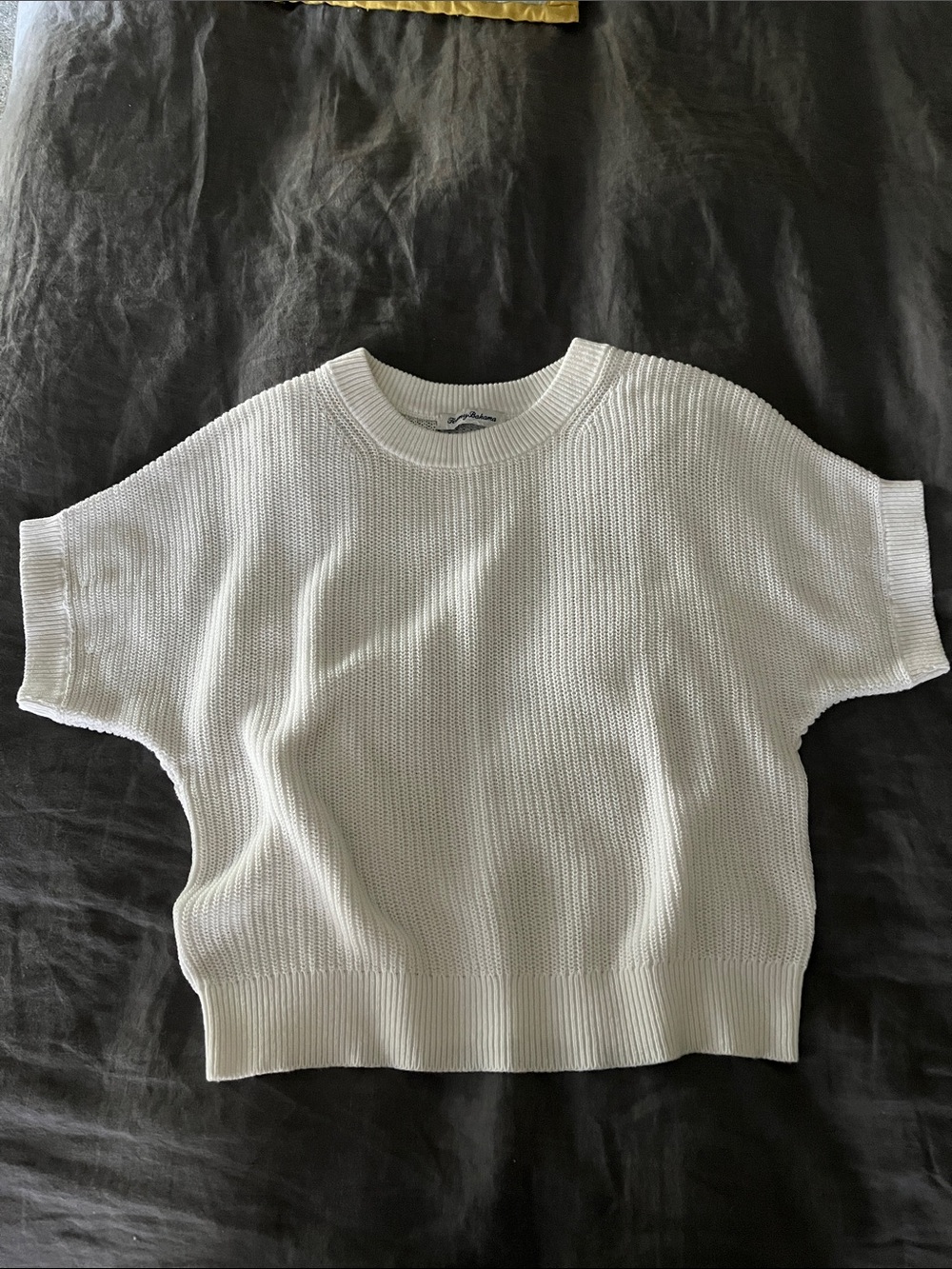 Tommy Bahama Zandra Linen French sleeve knit sweater top medium - Picture 3 of 6